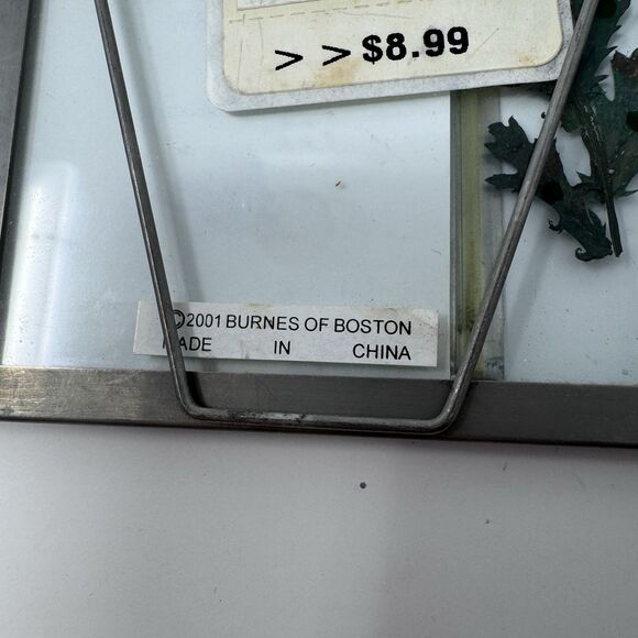 Carr Pressed Flower Picture Frames 2.5”x3.5” Set of 3 Vintage 2001 - Picture 5 of 8